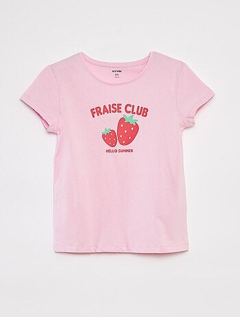 T-shirt a maniche corte stampata