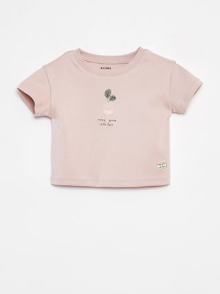 T-shirt a maniche corte stampata