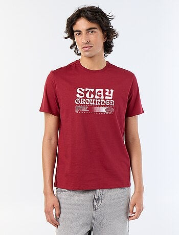 T-shirt a maniche corte stampata