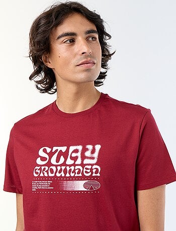 T-shirt a maniche corte stampata