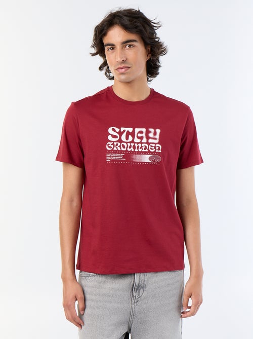 T-shirt a maniche corte stampata - Kiabi T-shirt a maniche corte stampata - Kiabi