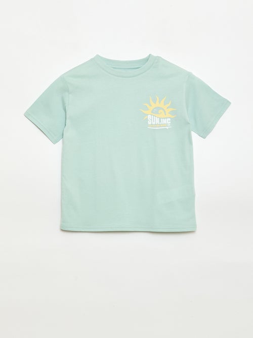 T-shirt a maniche corte stampata - Kiabi