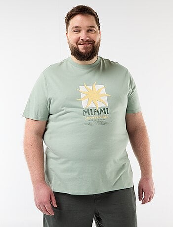 T-shirt a maniche corte stampata