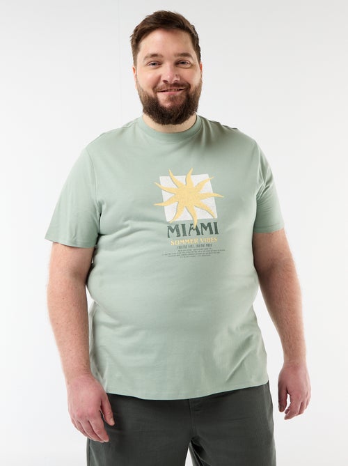 T-shirt a maniche corte stampata - Kiabi