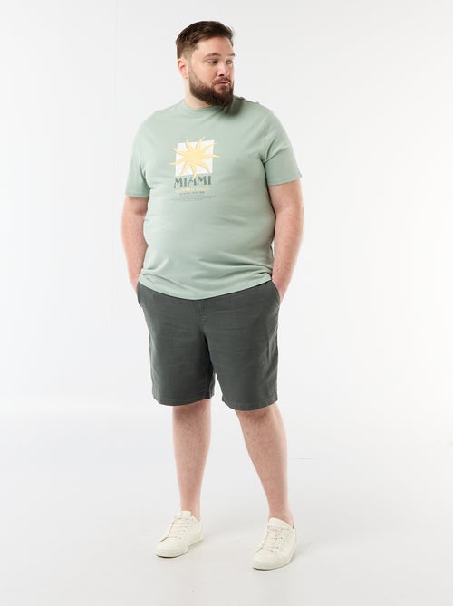 T-shirt a maniche corte stampata - Kiabi