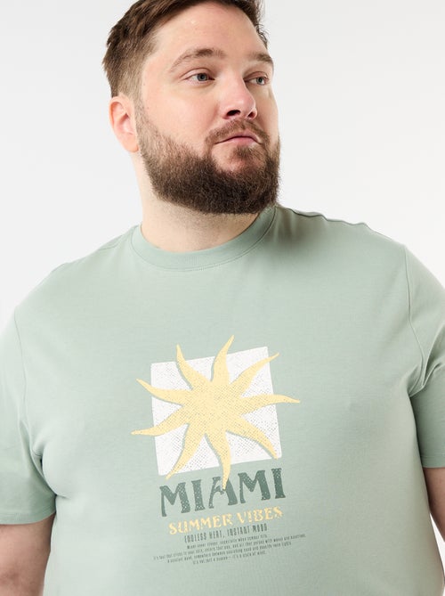 T-shirt a maniche corte stampata - Kiabi