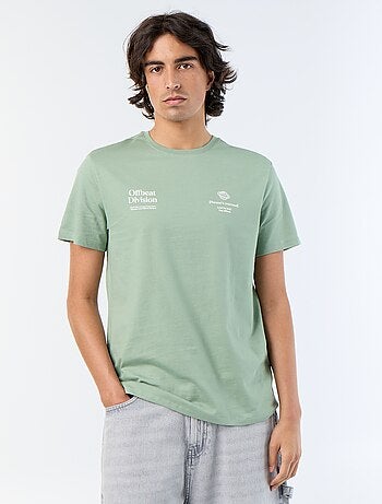 T-shirt a maniche corte stampata