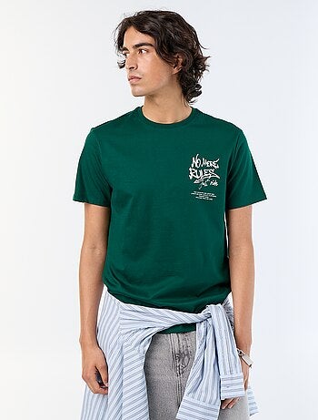 T-shirt a maniche corte stampata