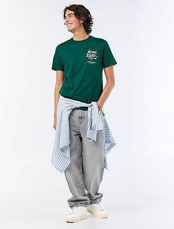 T-shirt a maniche corte stampata