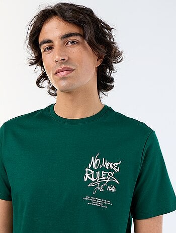T-shirt a maniche corte stampata