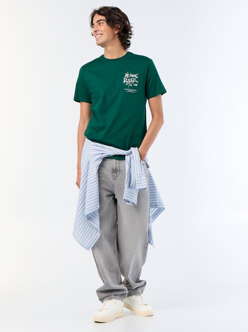 T-shirt a maniche corte stampata - Kiabi