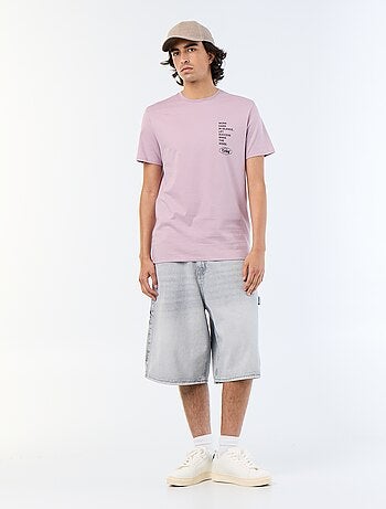 T-shirt a maniche corte stampata