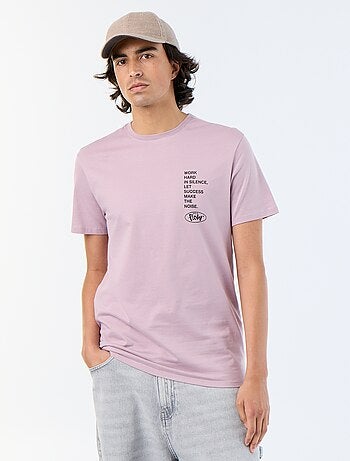 T-shirt a maniche corte stampata