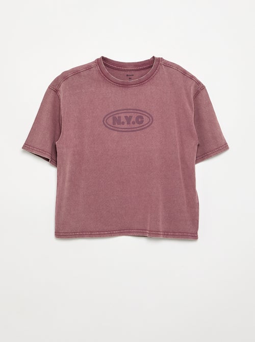 T-shirt a maniche corte stampata - Kiabi T-shirt a maniche corte stampata - Kiabi