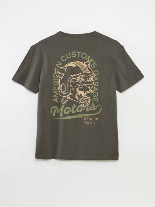 T-shirt a maniche corte stampato - collezione facile da indossare - Kiabi