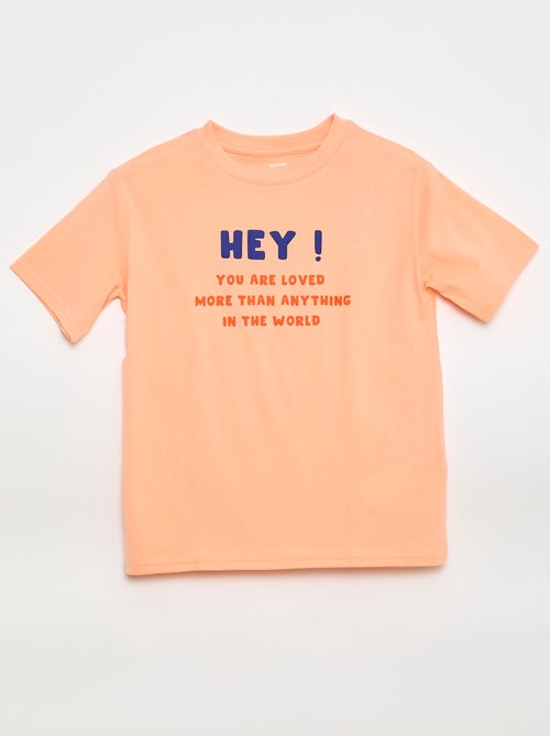 T-shirt a maniche corte stampato - Kiabi