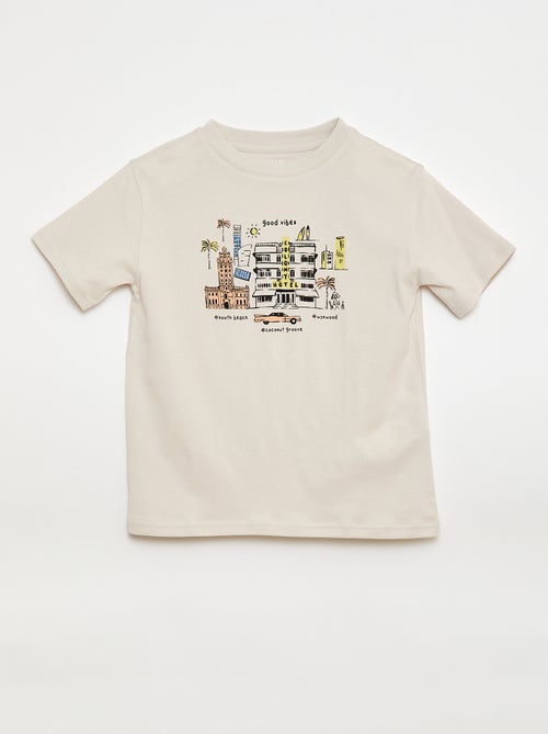 T-shirt a maniche corte stampato - Kiabi