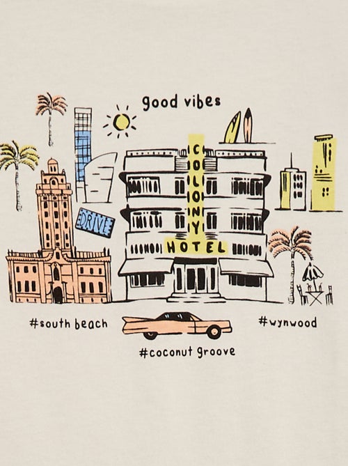 T-shirt a maniche corte stampato - Kiabi