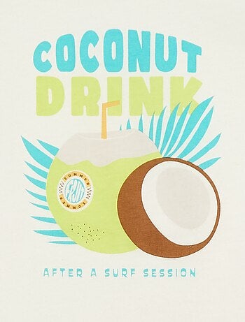 T-shirt a maniche corte stampato