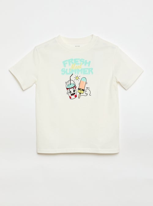 T-shirt a maniche corte stampato - Kiabi