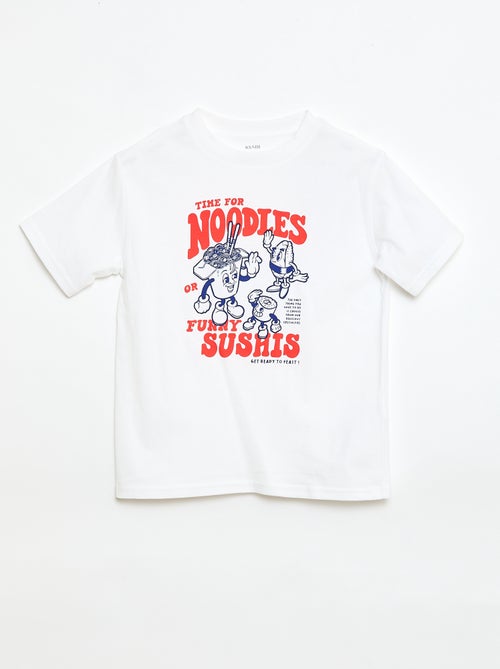 T-shirt a maniche corte stampato - Kiabi