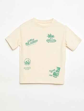 T-shirt a maniche corte stampato