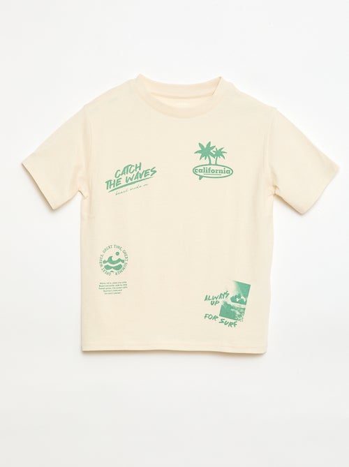 T-shirt a maniche corte stampato - Kiabi