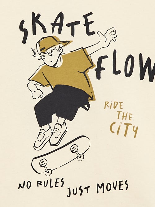 T-shirt a maniche corte stampato - Kiabi