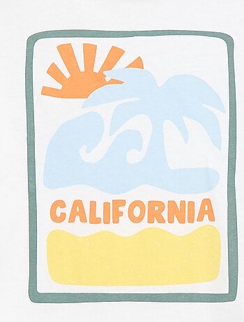 T-shirt a maniche corte stampato