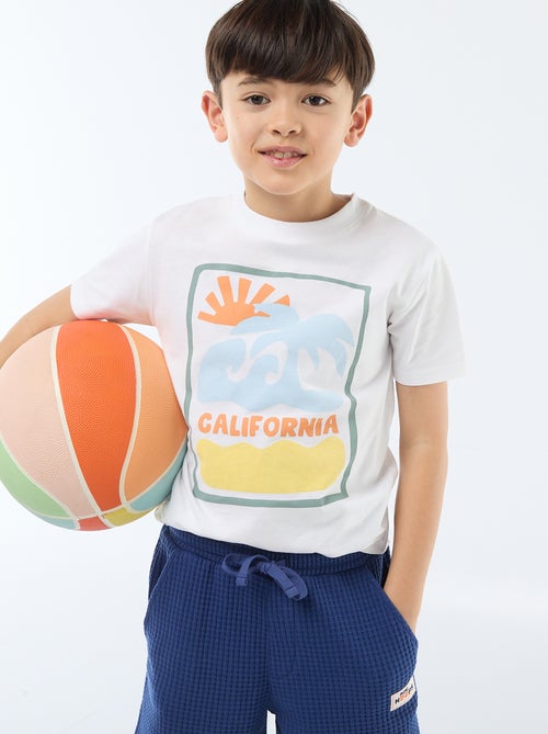 T-shirt a maniche corte stampato - Kiabi