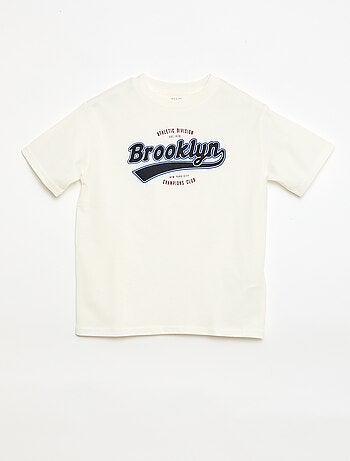 T-shirt a maniche corte stampato