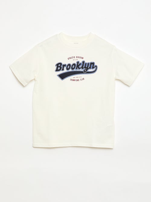 T-shirt a maniche corte stampato - Kiabi