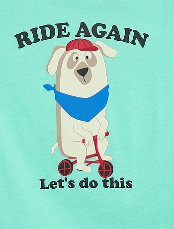 T-shirt a maniche corte stampato