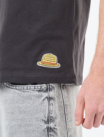 T-shirt a maniche corte stampato fronte-retro 'One Piece'