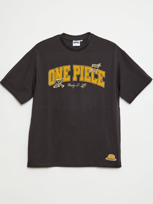 T-shirt a maniche corte stampato fronte-retro 'One Piece' - Kiabi