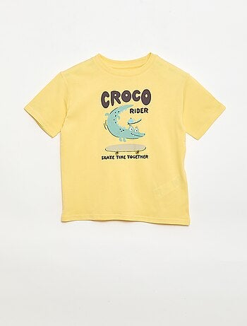 T-shirt a maniche corte stampato