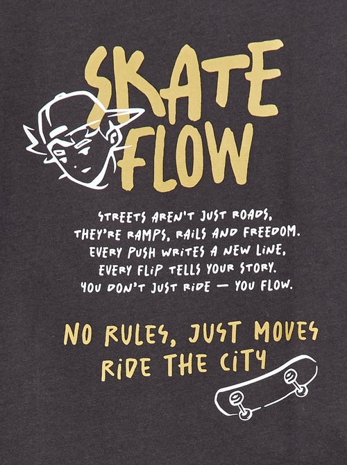 T-shirt a maniche corte stampato - Kiabi