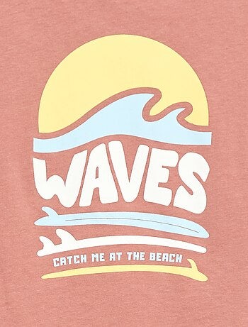 T-shirt a maniche corte stampato