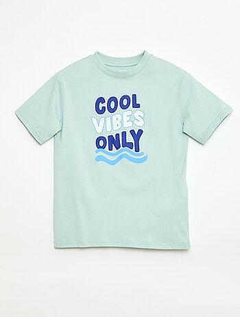 T-shirt a maniche corte stampato