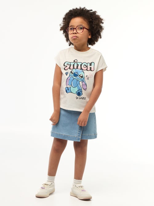 T-shirt a maniche corte 'Stitch' - Collezione facile da indossare - Kiabi