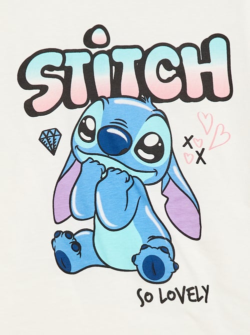 T-shirt a maniche corte 'Stitch' - Collezione facile da indossare - Kiabi