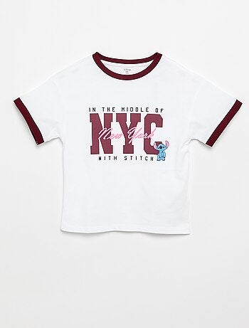 T-shirt a maniche corte "Stitch