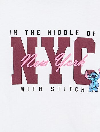 T-shirt a maniche corte "Stitch