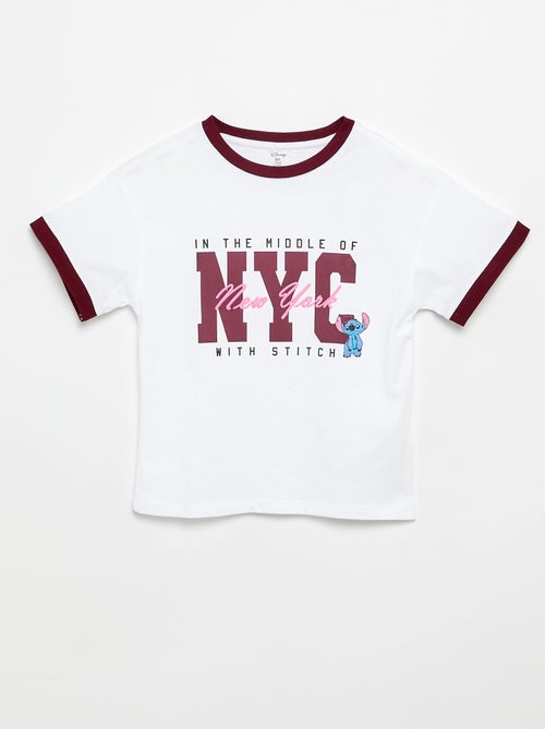 T-shirt a maniche corte "Stitch" - Kiabi