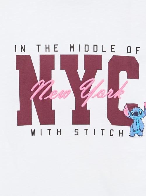 T-shirt a maniche corte "Stitch" - Kiabi