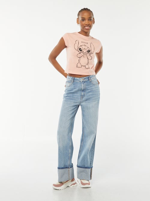 T-shirt a maniche corte 'Stitch' 'Disney' - Kiabi