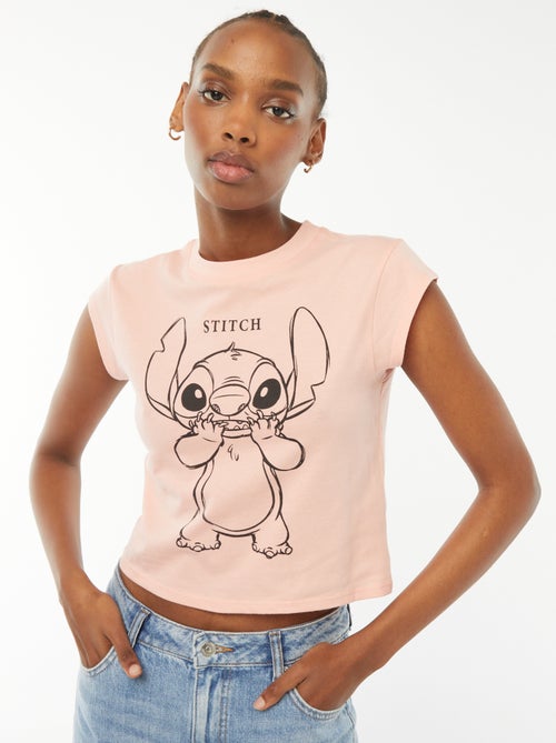 T-shirt a maniche corte 'Stitch' 'Disney' - Kiabi
