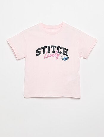 T-shirt a maniche corte "Stitch