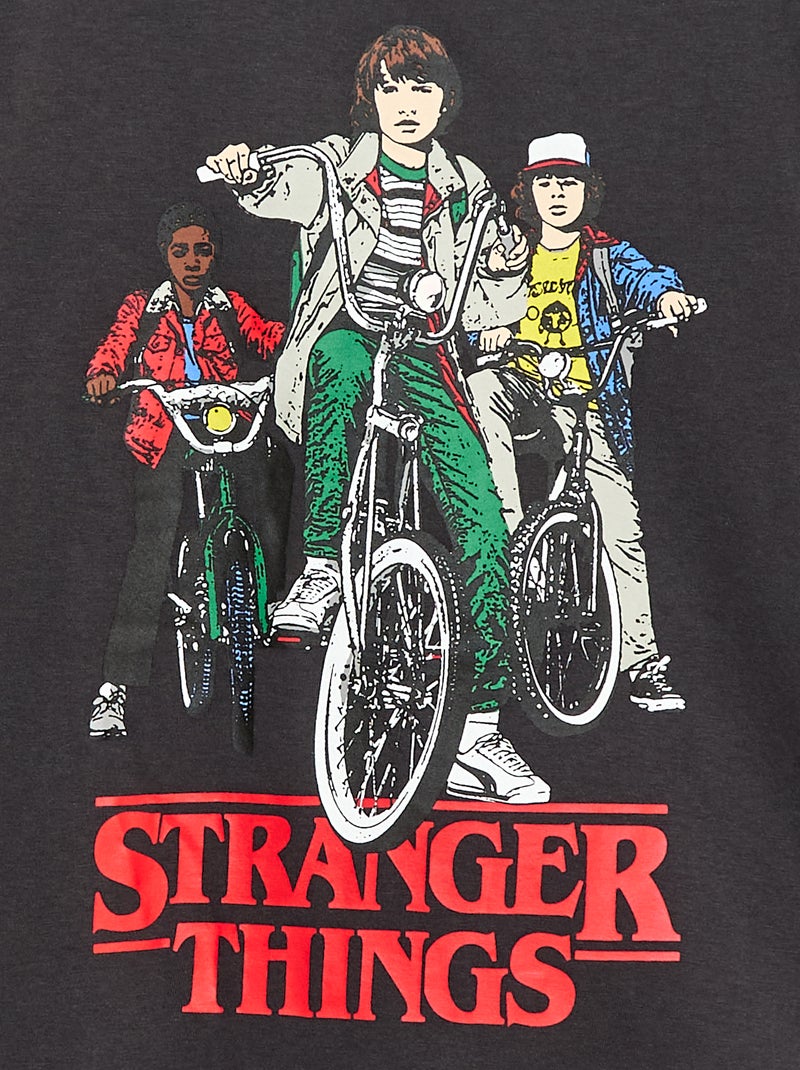 T-shirt a maniche corte 'Stranger Things' Nero - Kiabi