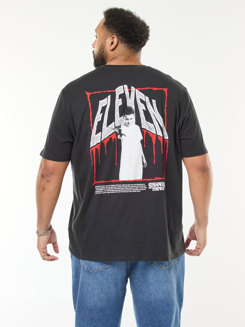 T-shirt a maniche corte 'Stranger Things' Nero - Kiabi